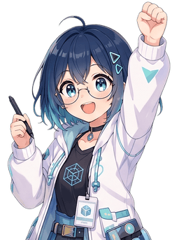 このサイトで学べる内容を案内するガイドキャラクター